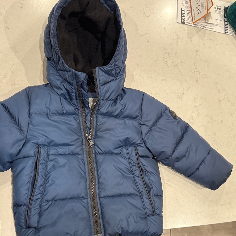 Michael Kors Navy Puffer Jacket